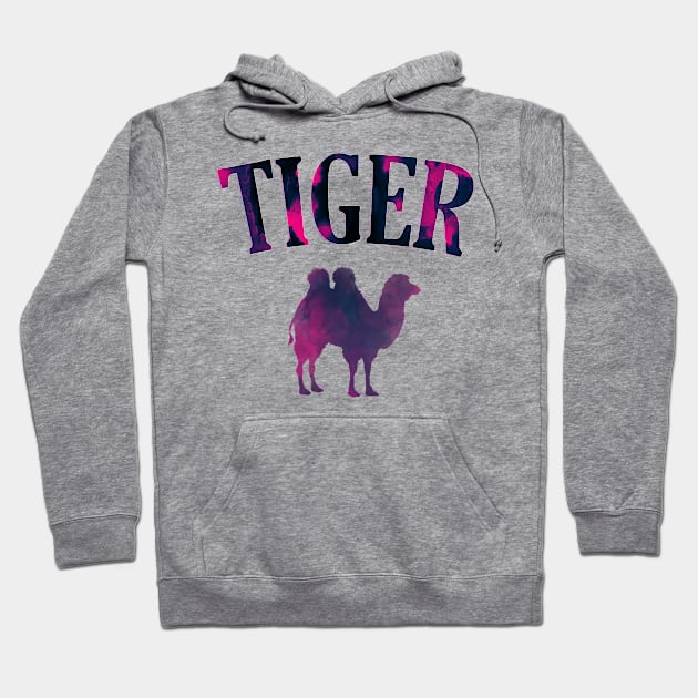 Slightly Wrong Tiger - Funny, Cute, Animal, Gift, Present Hoodie by MerlinArt